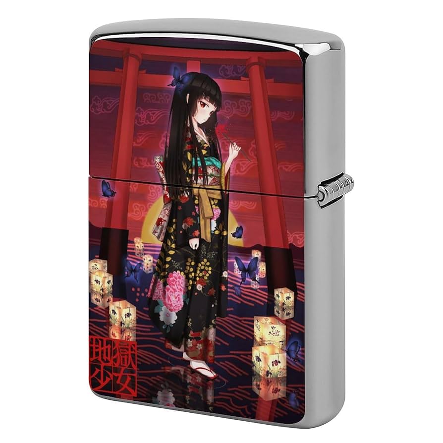 Zippo トラベルクロック ウッドケース付き Amazon.co.jp: ジッポライター 外側ケース 地獄少女 閻魔あい